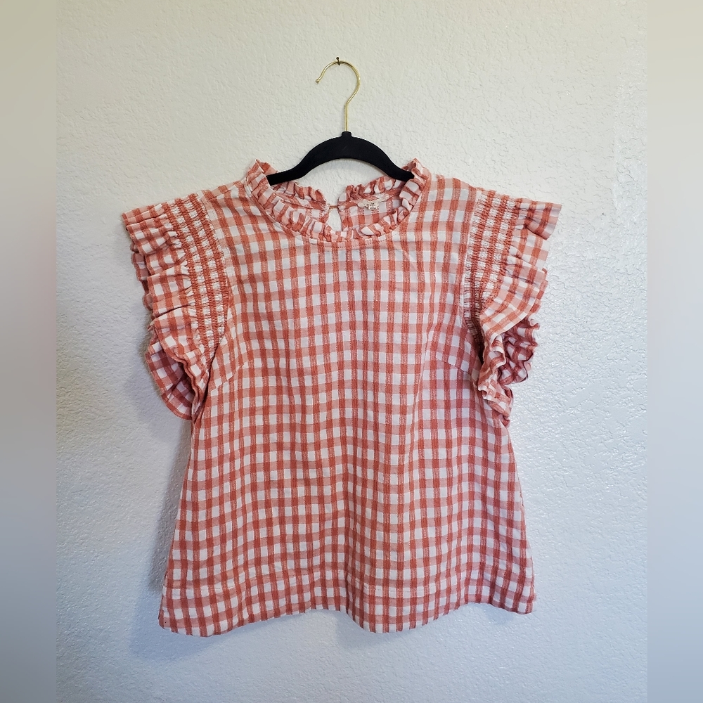 JODIFL checkered blouse